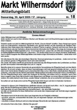 AMTLICHE BEKANNTMACHUNGEN - DONNERSTAG,30.APRIL2020/57.JAHRGANG NR. 18