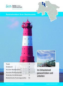 Im Urlaubsland gesund leben und arbeiten - Rundschreiben Ihrer Bezirksstelle - Team