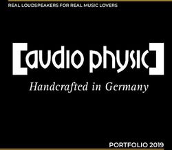 Handcrafted in Germany - PORTFOLIO 2019 - Platan Audio