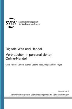 Digitale Welt und Handel. Verbraucher im personalisierten Online-Handel - Lucia Reisch, Daniela Büchel, Gesche Joost, Helga Zander-Hayat Januar ...