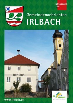 IRLBACH Gemeindenachrichten - www.irlbach.de - Gemeinde Irlbach