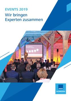 Wir bringen Experten zusammen - EVENTS 2019 - weka fachmedien