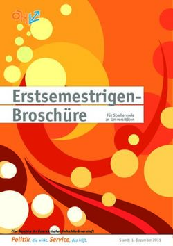 Erstsemestrigen-Broschüre - Für Studierende an Universitäten - ÖH