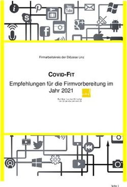 COVID-FIT Empfehlungen für die Firmvorbereitung im Jahr 2021