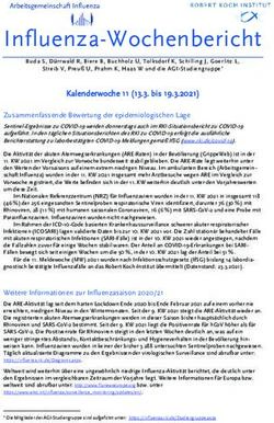 Influenza-Wochenbericht - RKI