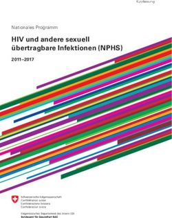 HIV und andere sexuell &uuml;bertragbare Infektionen (NPHS) - 2011-2017 Nationales Programm