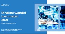 Strukturwandel-barometer 2021 - AK Wien - WIEN, DEZEMBER 2021 IFES - INSTITUT F&Uuml;R EMPIRISCHE SOZIALFORSCHUNG GMBH