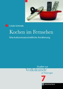 7 Volkskunde - Kochen im Fernsehen - Waxmann Verlag eBooks