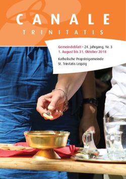 T A T Gemeindeblatt 24. Jahrgang, Nr. 3 1. August bis 31. Oktober 2018 - Katholische Propsteigemeinde St. Trinitatis Leipzig - Propstei Leipzig