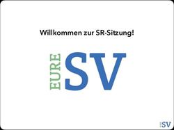 Willkommen zur SR-Sitzung! - SV am GMB