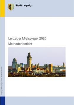 Leipziger Mietspiegel 2020 Methodenbericht