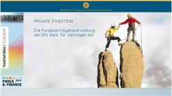 PRIVATE INVESTING DIE FONDSVERM&Ouml;GENSVERWALTUNG DER BFV BANK F&Uuml;R VERM&Ouml;GEN AG