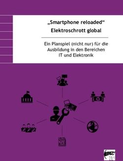 "Smartphone reloaded" Elektroschrott global - Ein Planspiel (nicht nur) f&uuml;r die Ausbildung in den Bereichen IT und Elektronik
