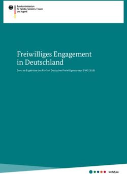 Freiwilliges Engagement in Deutschland - Zentrale Ergebnisse des Fünften Deutschen Freiwilligensurveys (FWS 2019) - BMFSFJ