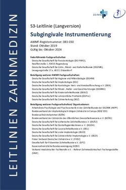 Subgingivale Instrumentierung - S3-Leitlinie (Langversion) - AWMF