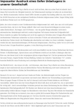 Imposanter Ausdruck eines tiefen Unbehagens in unserer Gesellschaft