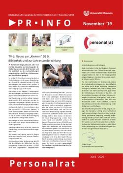 PR INFO November 19 - Universit&auml;t Bremen