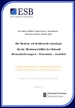 Die Batterie als Schlüsseltechnologie für die Elektromobilität der Zukunft Herausforderungen - Potenziale - Ausblick