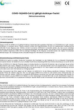 COVID-19(SARS-COV-2) IGM/IGG-ANTIKÖRPER-TESTKIT - GEBRAUCHSANWEISUNG - VIM SOLUTION GMBH