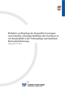 Richtlinie zur Regelung der finanziellen Leistungen zum Unterhalt, einmaliger Beihilfen oder Zusch&uuml;sse so- wie Krankenhilfe in der Vollzeitpflege ...