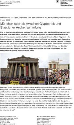 M&uuml;nchen sportelt zwischen Glyptothek und Staatlicher Antikensammlung