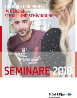 SEMINARE 2018 - TRAINING F&Uuml;R PROFIS IM BEREICH SCHALL UND SCHWINGUNG - SEMINARE - WEBINARE - Br&uuml;el & Kjaer