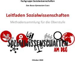 Leitfaden Sozialwissenschaften - Methodensammlung für die Oberstufe Fachgruppe Sozialwissenschaften - Don-Bosco-Gymnasium