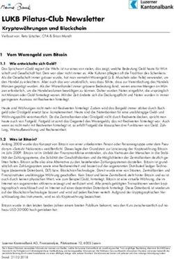 Vom Warengeld zum Bitcoin - Verfasst von: Reto L&ouml;tscher, CFA & Brian Mandt - LUKB