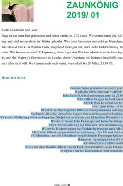 ZAUNKÖNIG 2019/ 01 - Rechtsanwälte Dr. Baden und Kollegen