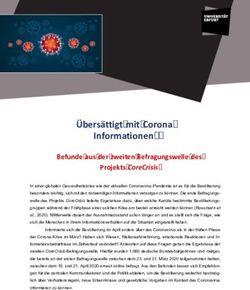 &Uuml;bers&auml;ttigt mit Corona-Informationen? - Befunde aus der zweiten Befragungswelle des Projekts CoreCrisis - Universit&auml;t Erfurt