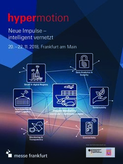 Neue Impulse - intelligent vernetzt- 22. 11. 2018, Frankfurt am Main - House of Logistics and Mobility