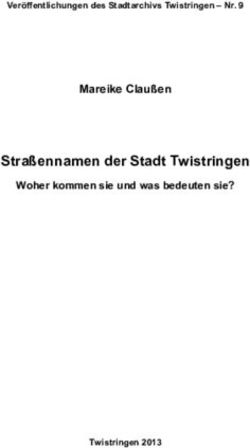 Stra&szlig;ennamen der Stadt Twistringen - Mareike Clau&szlig;en Woher kommen sie und was bedeuten sie?