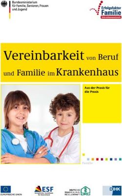 Vereinbarkeit von Beruf - und Familie im Krankenhaus Aus der Praxis f&uuml;r die Praxis