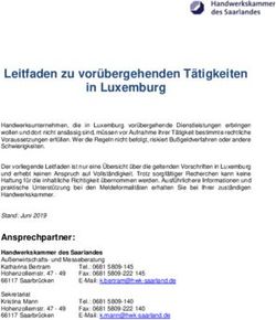 Leitfaden zu vorübergehenden Tätigkeiten in Luxemburg