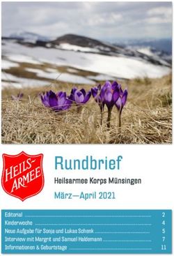 Rundbrief Heilsarmee Korps M&uuml;nsingen - Heilsarmee M&uuml;nsingen