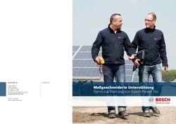 Ma&szlig;geschneiderte Unterst&uuml;tzung - Service & Wartung von Bosch Power Tec