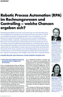 Robotic Process Automation (RPA) im Rechnungswesen und Controlling - welche Chancen ergeben sich?