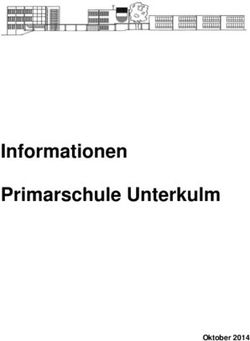Informationen Primarschule Unterkulm - Oktober 2014