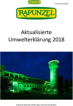 Aktualisierte Umwelterklärung 2018 - Rapunzel Naturkost GmbH Legau und Bad Grönenbach - Emas