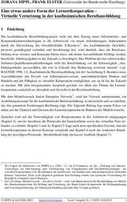 Eine etwas andere Form der Lernortkooperation - Virtuelle Vernetzung in der kaufm&auml;nnischen Berufsausbildung - &Uuml;ber bwp