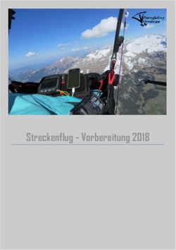 Streckenflug - Vorbereitung 2018 - Paragliding Urnersee