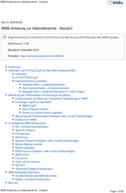 WMS Anleitung zur Inbetriebnahme - Deutsch - Wildix ...