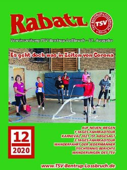 12 2020 Es geht doch was in Zeiten von Corona - TSV Bentrup ...