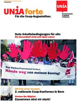 Forte F&uuml;r die Coop-Angestellten. Gute Arbeitsbedingungen f&uuml;r alle - Unia