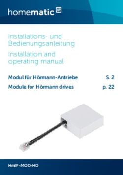 Installations- und Bedienungsanleitung Installation and operating manual - Homematic IP