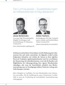 Der Lohnausweis - Zusatzleistungen an Mitarbeitende richtig deklariert