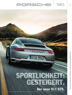 TIMES - Der neue 911 GTS 01 17 - Porsche Zentrum Hofheim