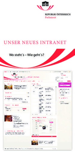 Unser neUes Intranet Wo steht s - Wie geht s?