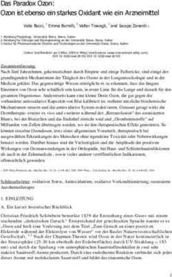 Das Paradox Ozon: Ozon ist ebenso ein starkes Oxidant wie ein Arzneimittel - Airforyou