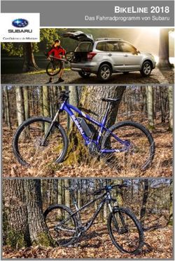BIKELINE 2018 Das Fahrradprogramm von Subaru